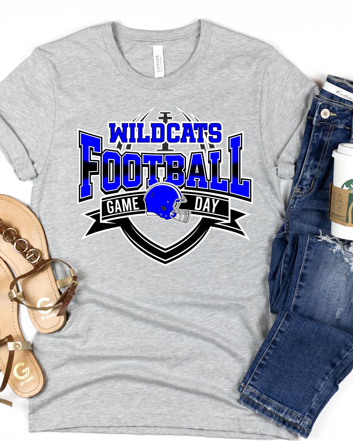 Wildcats Football Game Day Banner DTF Transfer