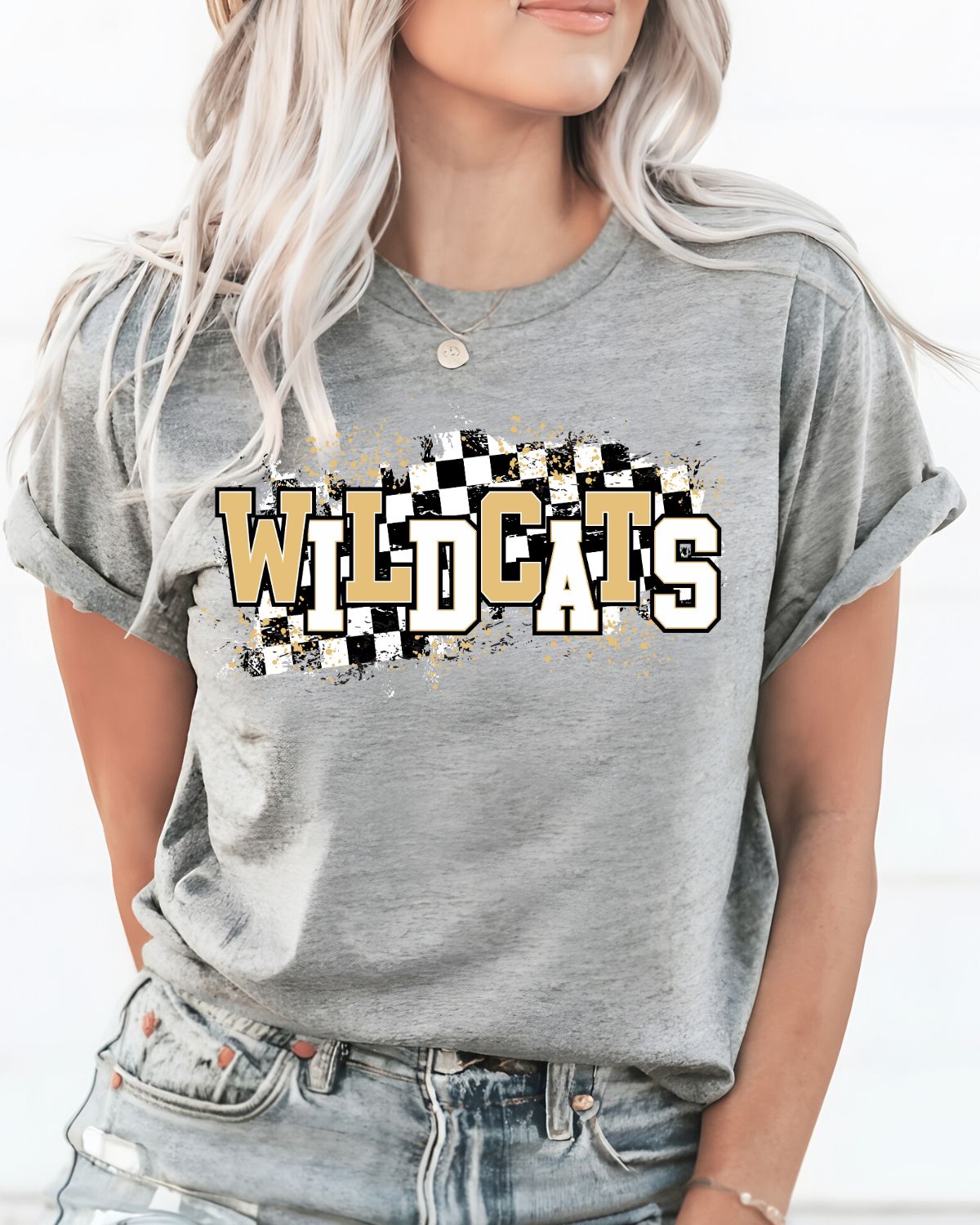 Wildcats Checkered Swash Tshirt