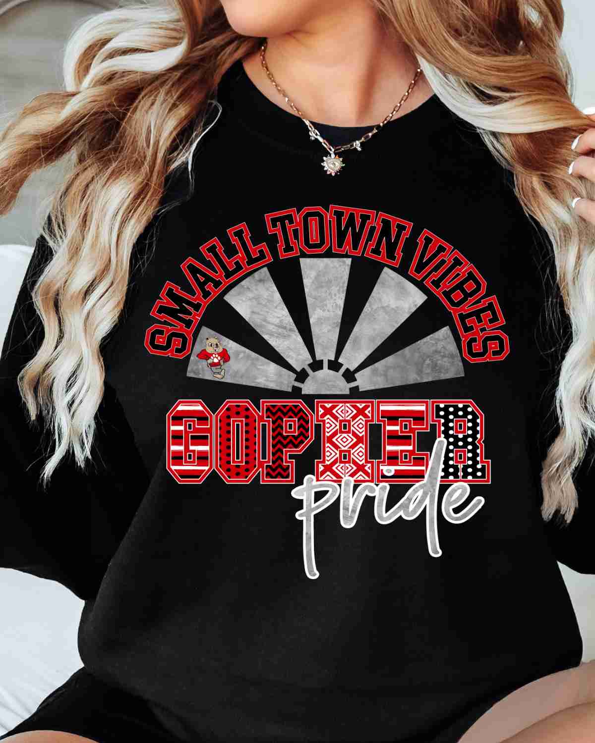 Gopher Pride Windmill DTF Transfer