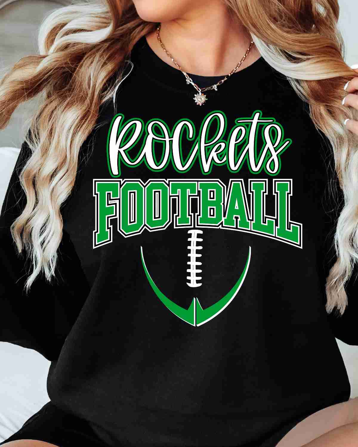 Rockets Half Football DTF Transfer