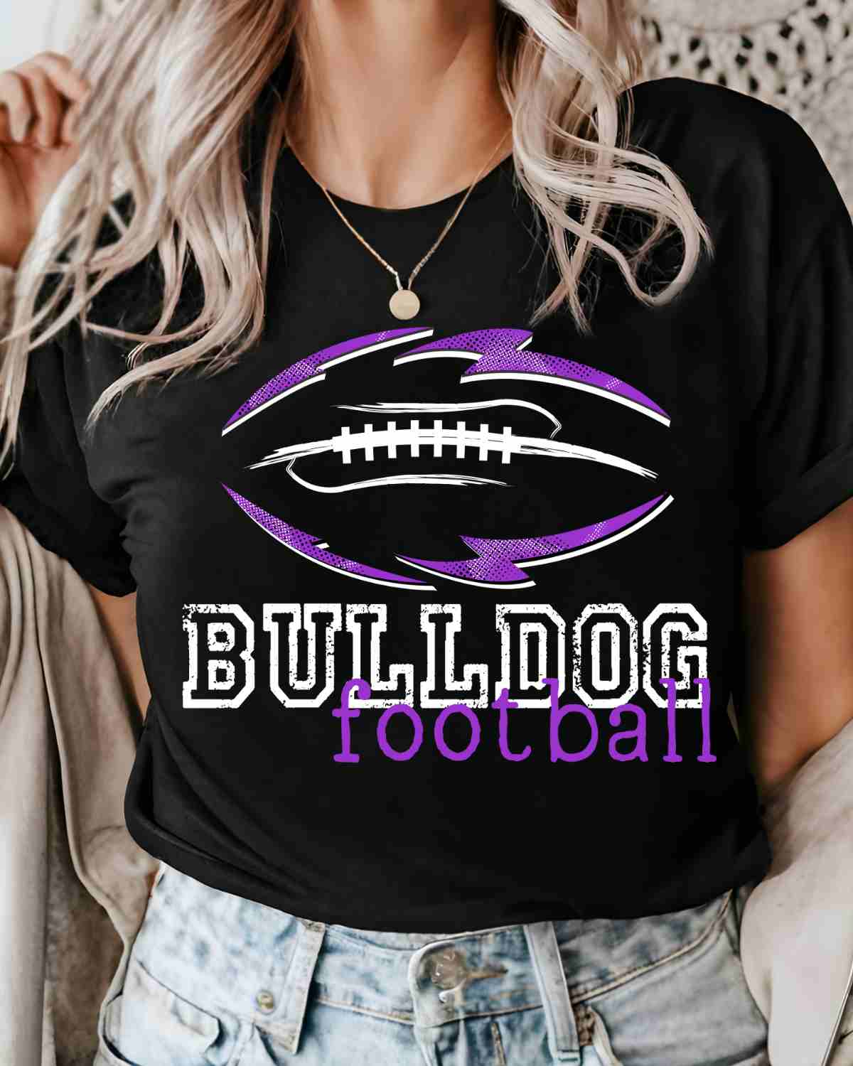 Bulldog Football Tribal DTF Transfer