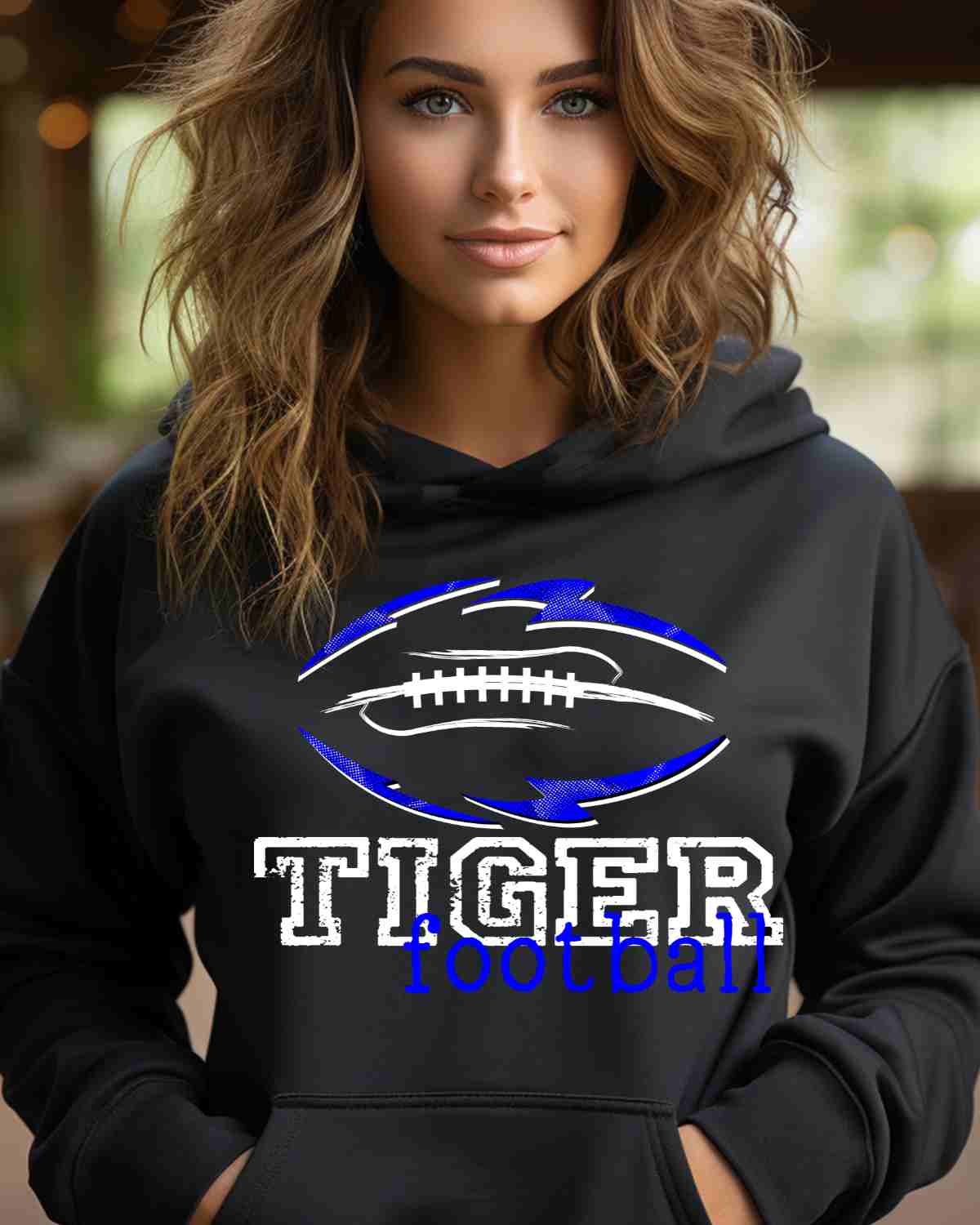 Tiger Football Tribal DTF Transfer