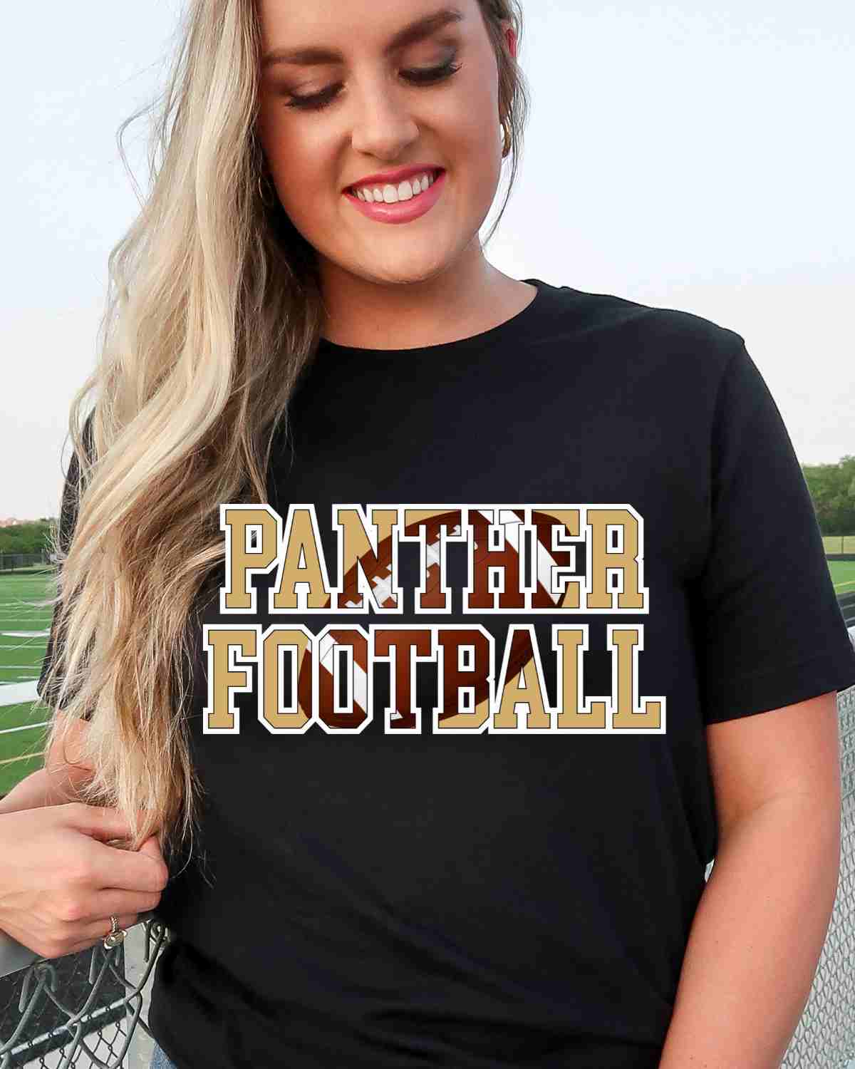 Panther Football Words DTF Transfer