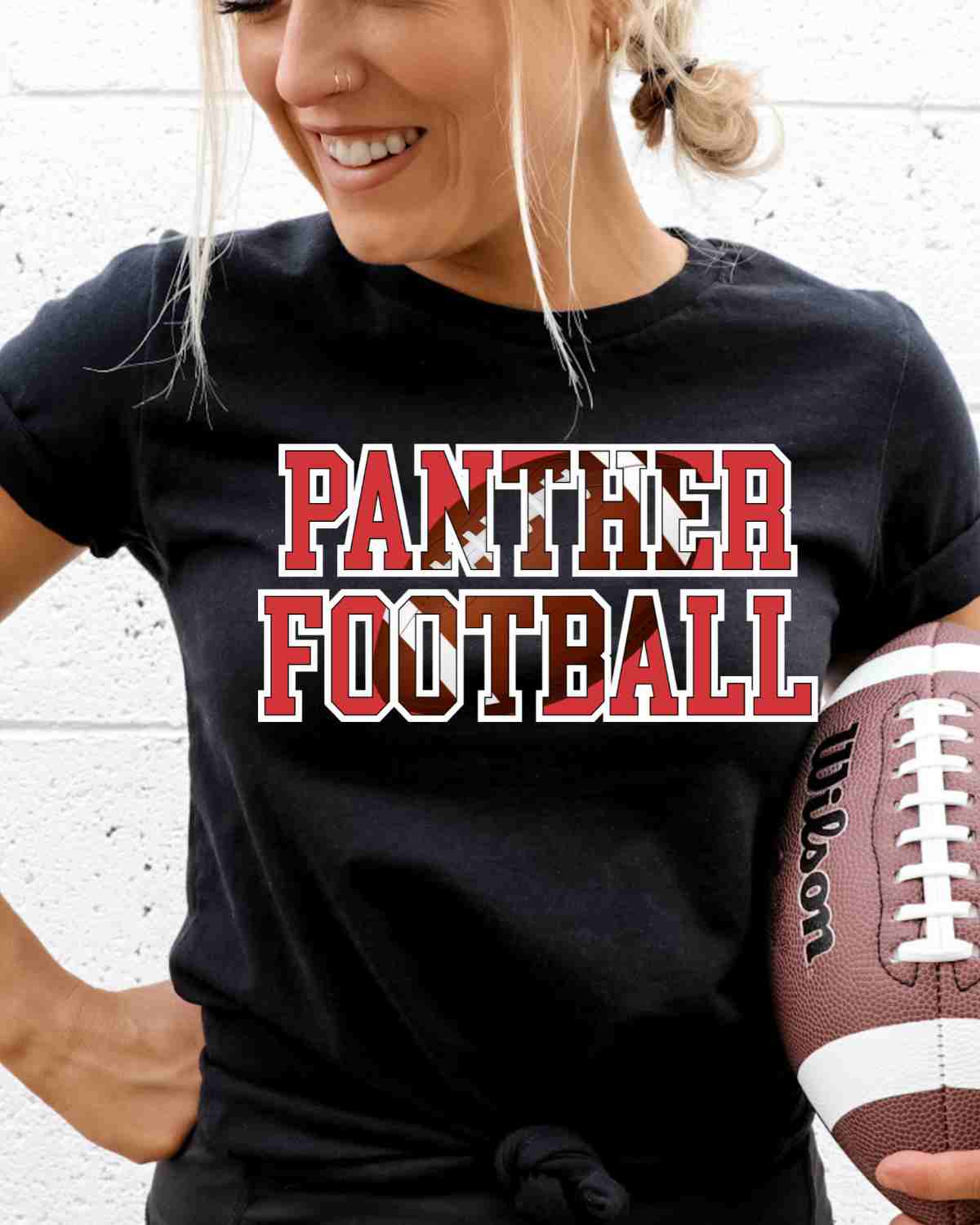 Panther Football Words DTF Transfer
