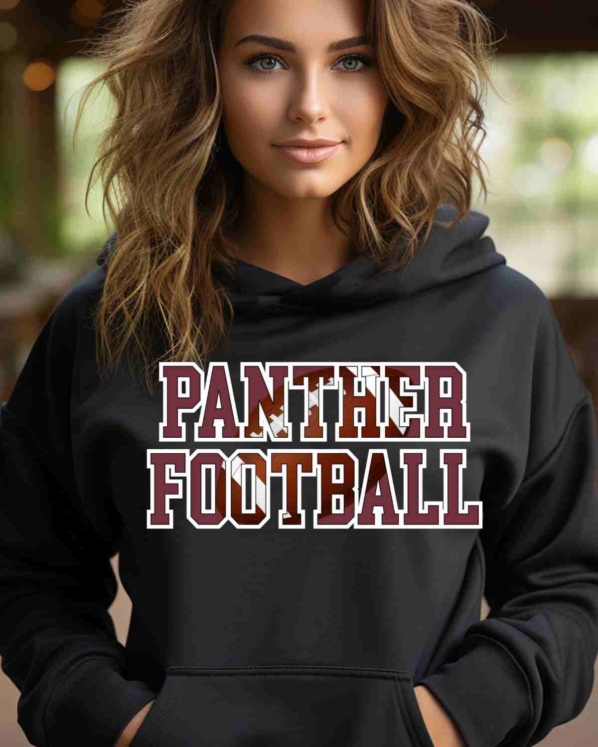 Panther Football Words DTF Transfer