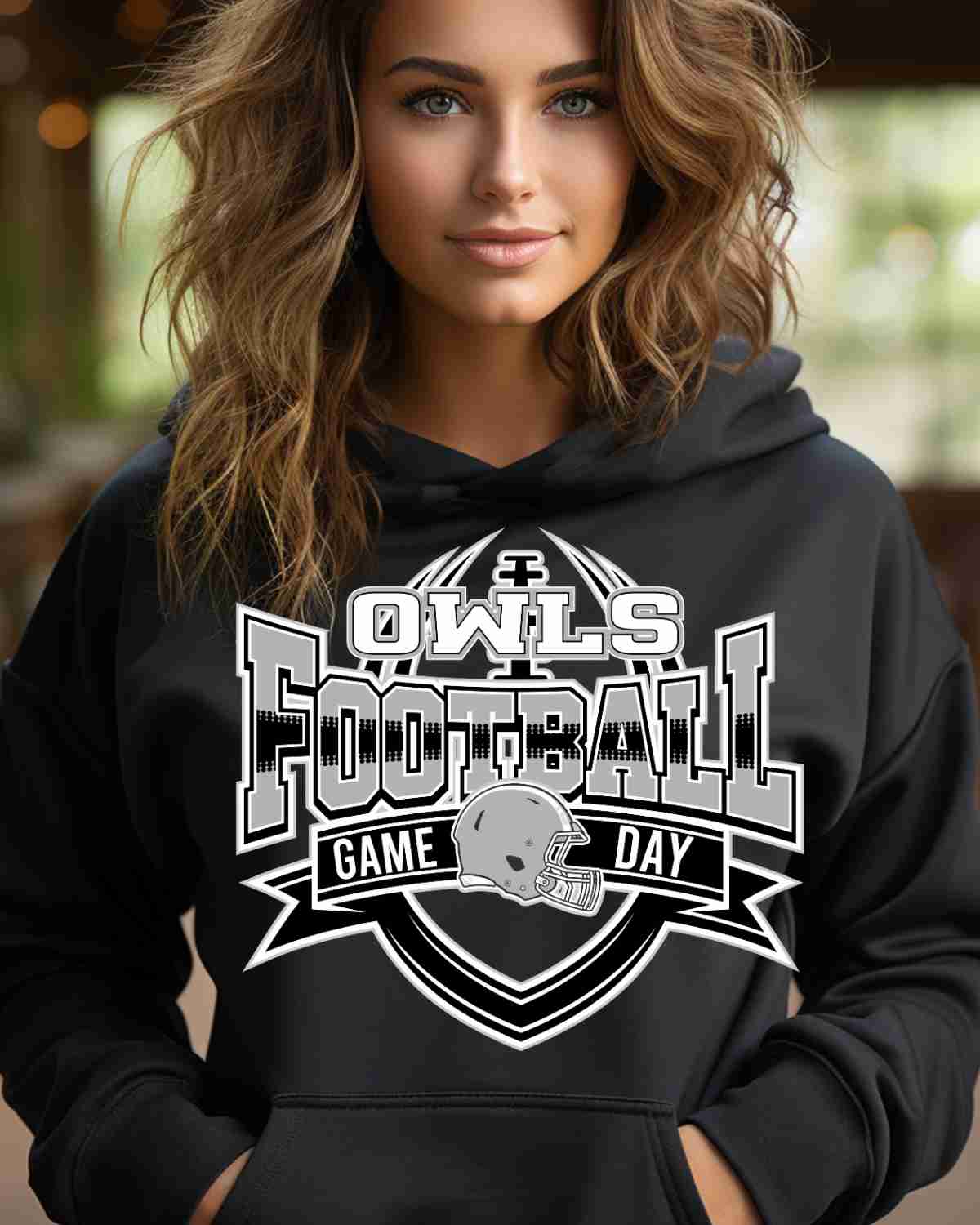 Owls Football Game Day Banner DTF Transfer