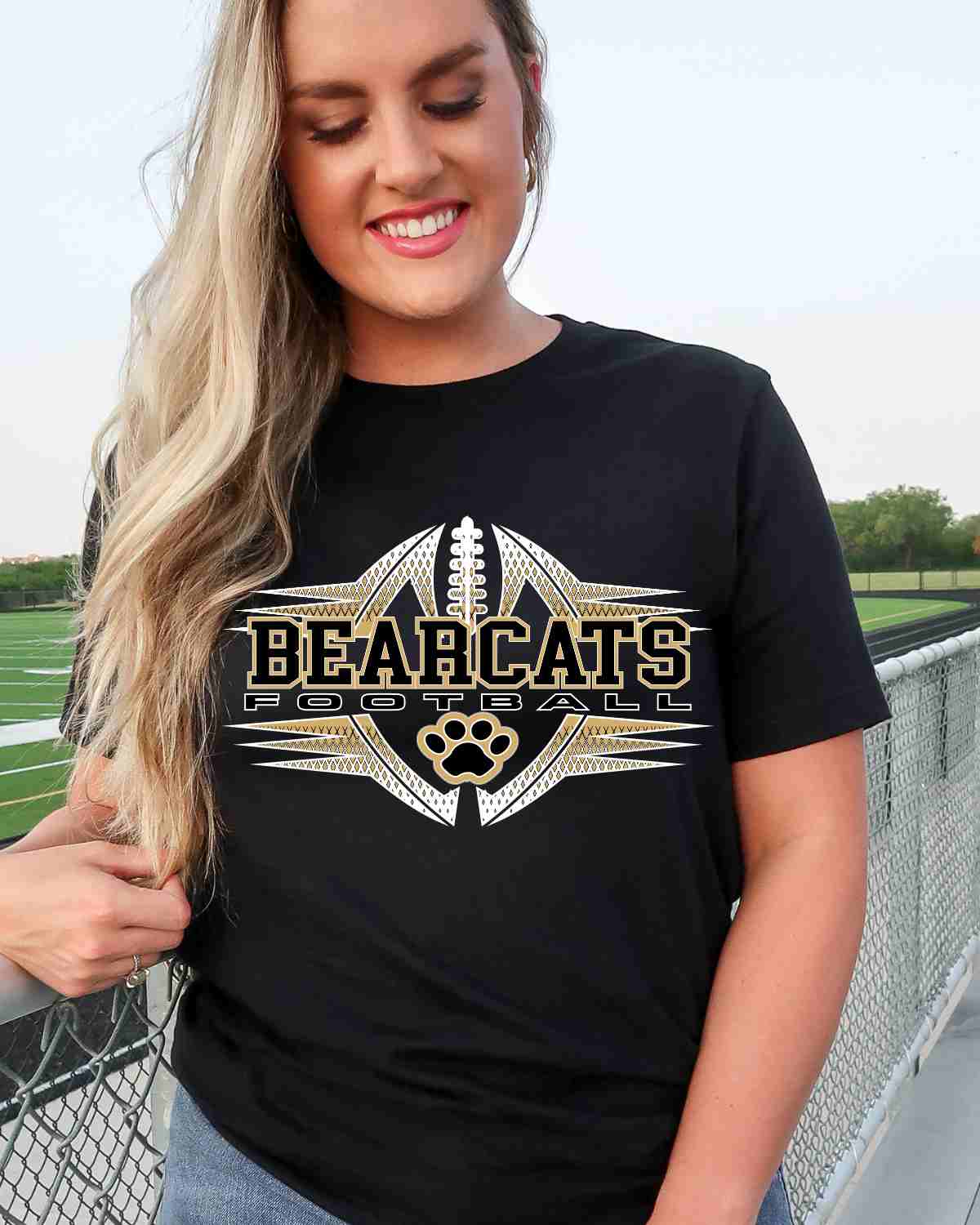 Bearcats Football Halftone DTF Transfer