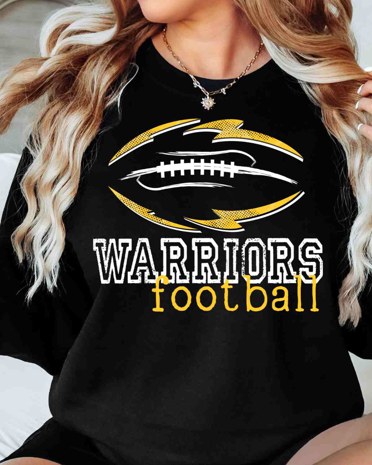 Warriors Football Tribal DTF Transfer
