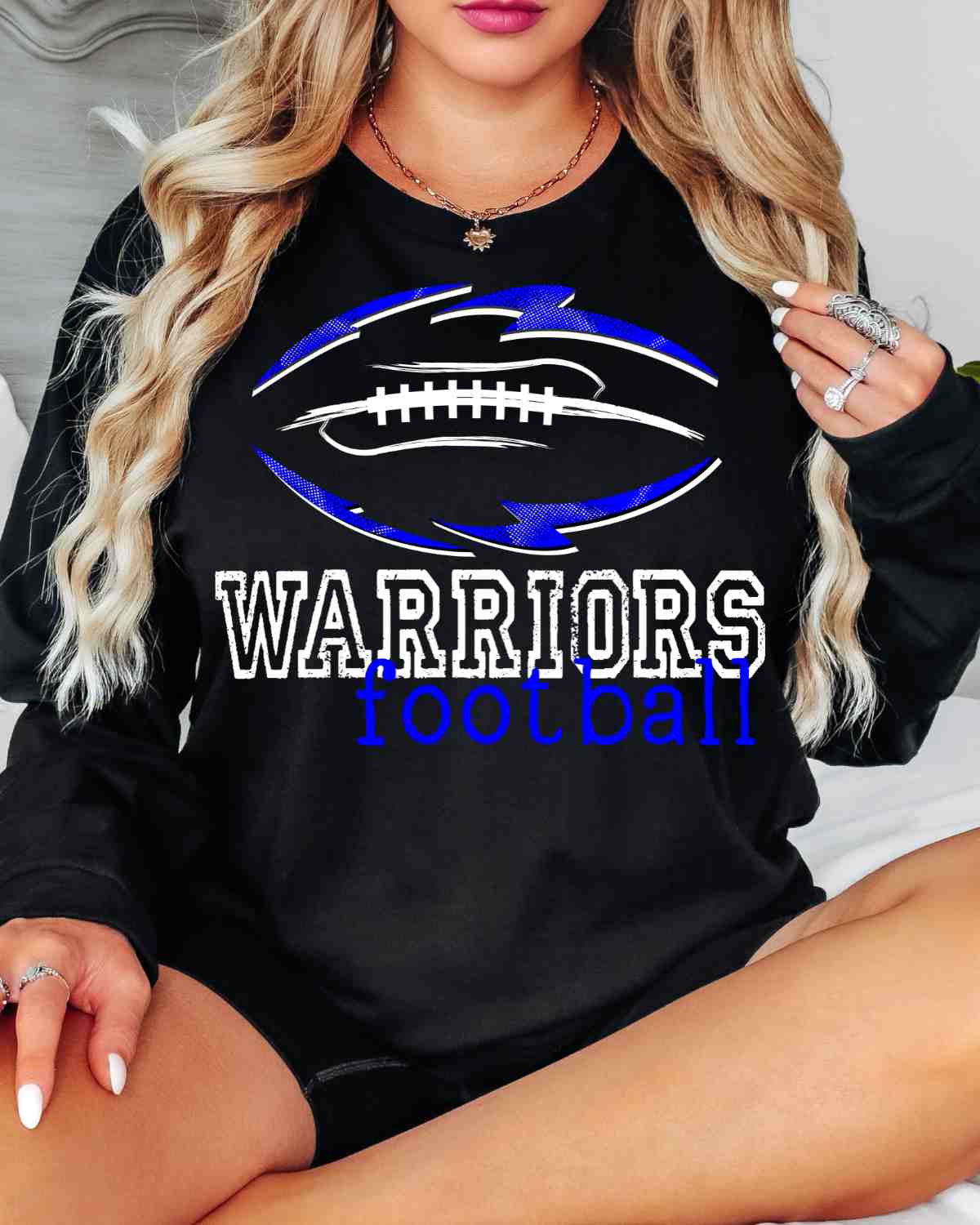 Warriors Football Tribal DTF Transfer