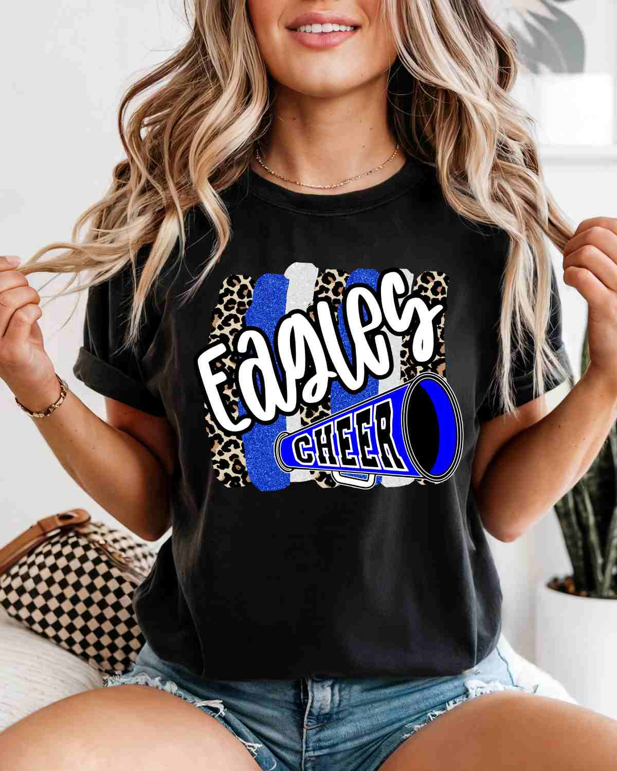 Eagles Cheer Swash DTF Transfer