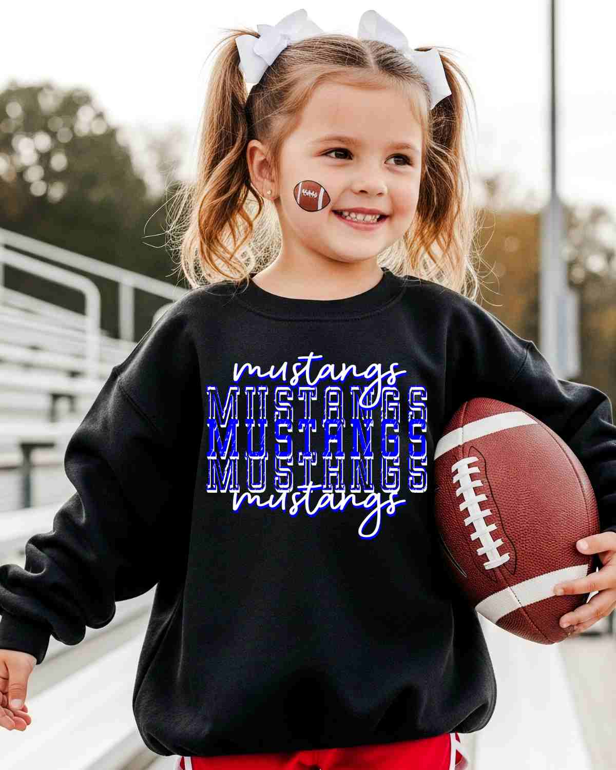 Mustangs Repeating DTF Transfer