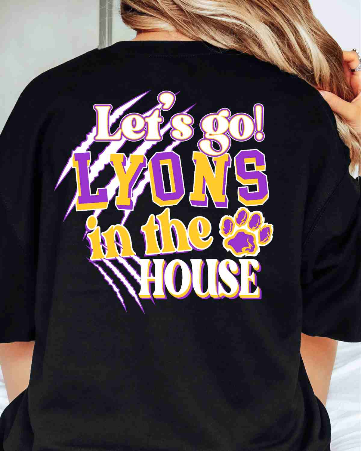 Let's Go Lyons in the House DTF Transfer