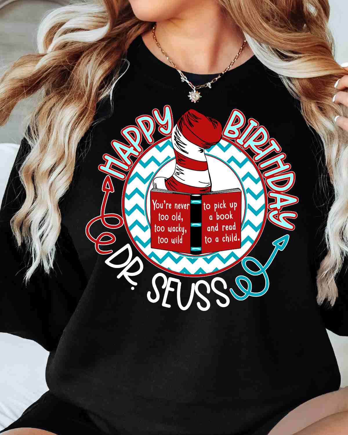 Happy Birthday Dr. Seuss DTF Transfer