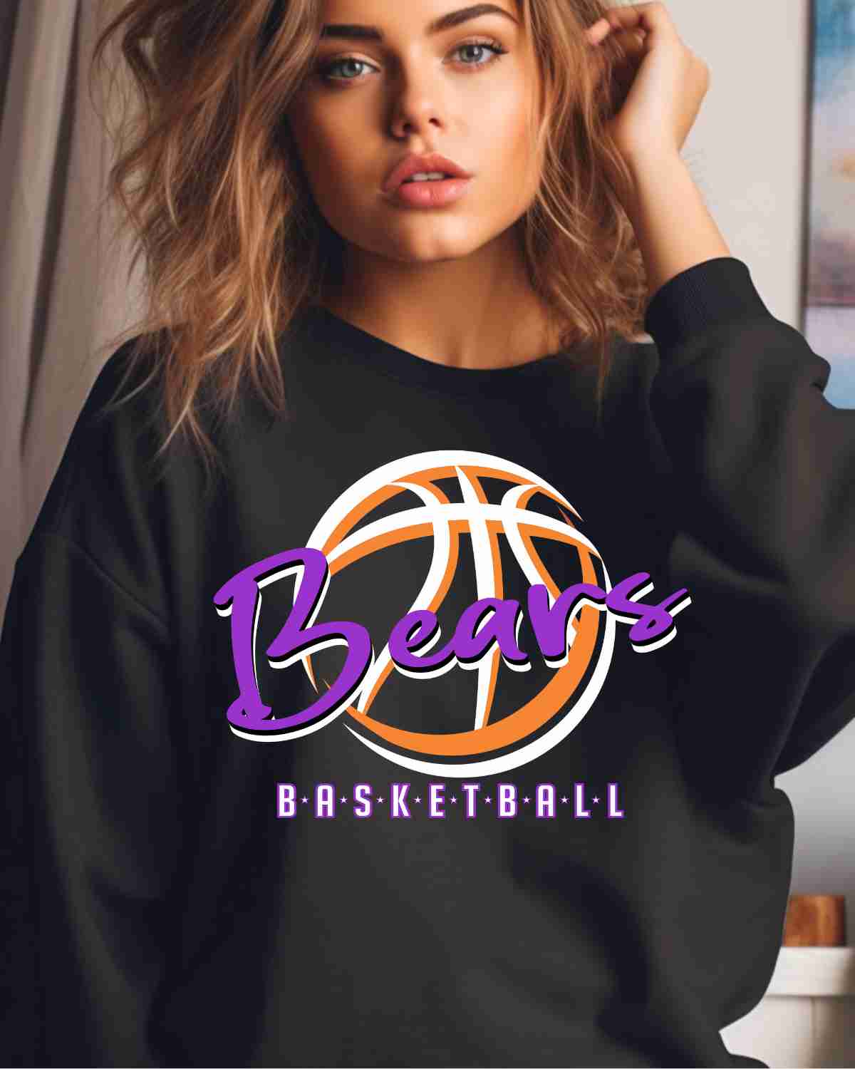 Bears Basketball Outline DTF Transfer