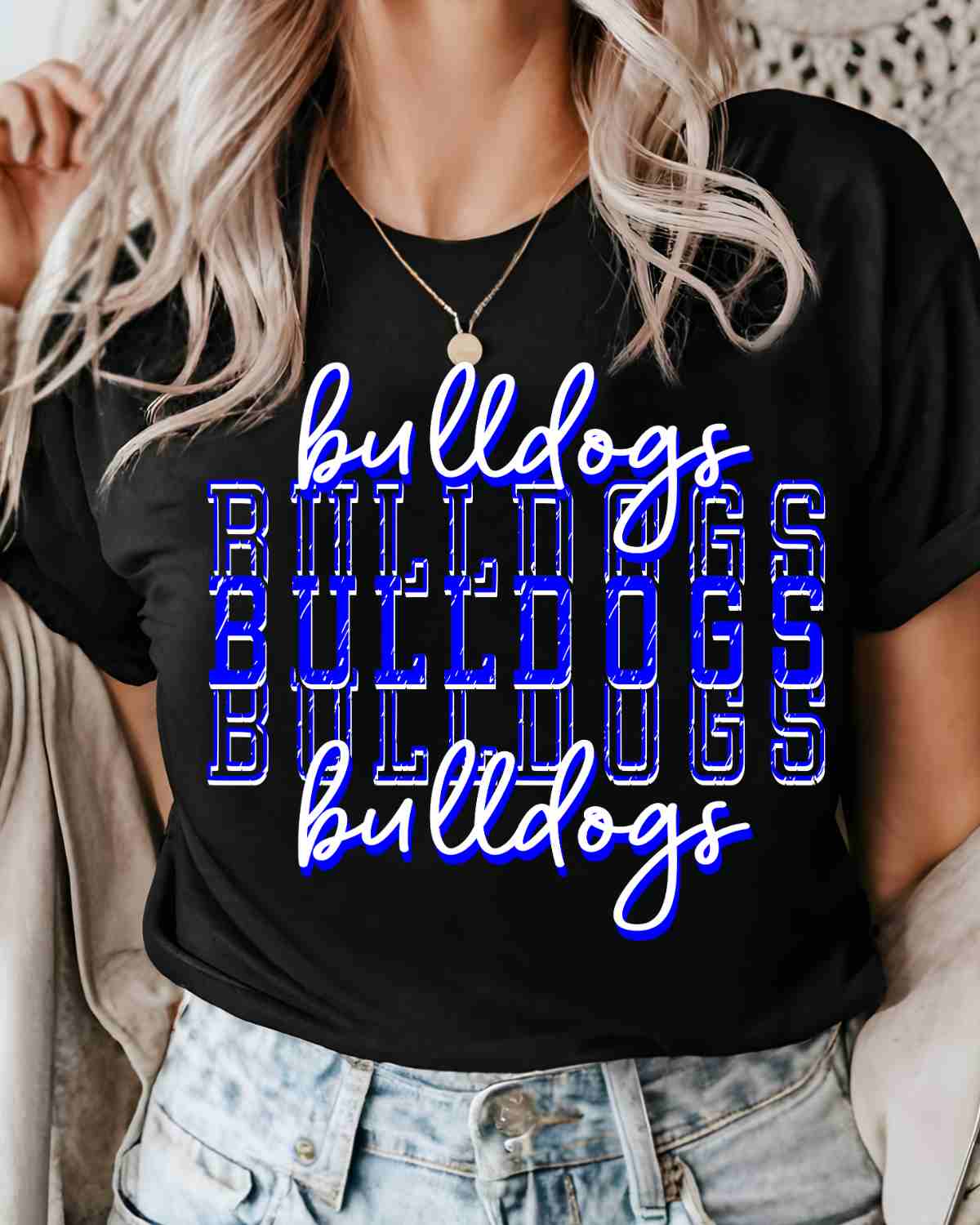 Bulldogs Repeating DTF Transfer