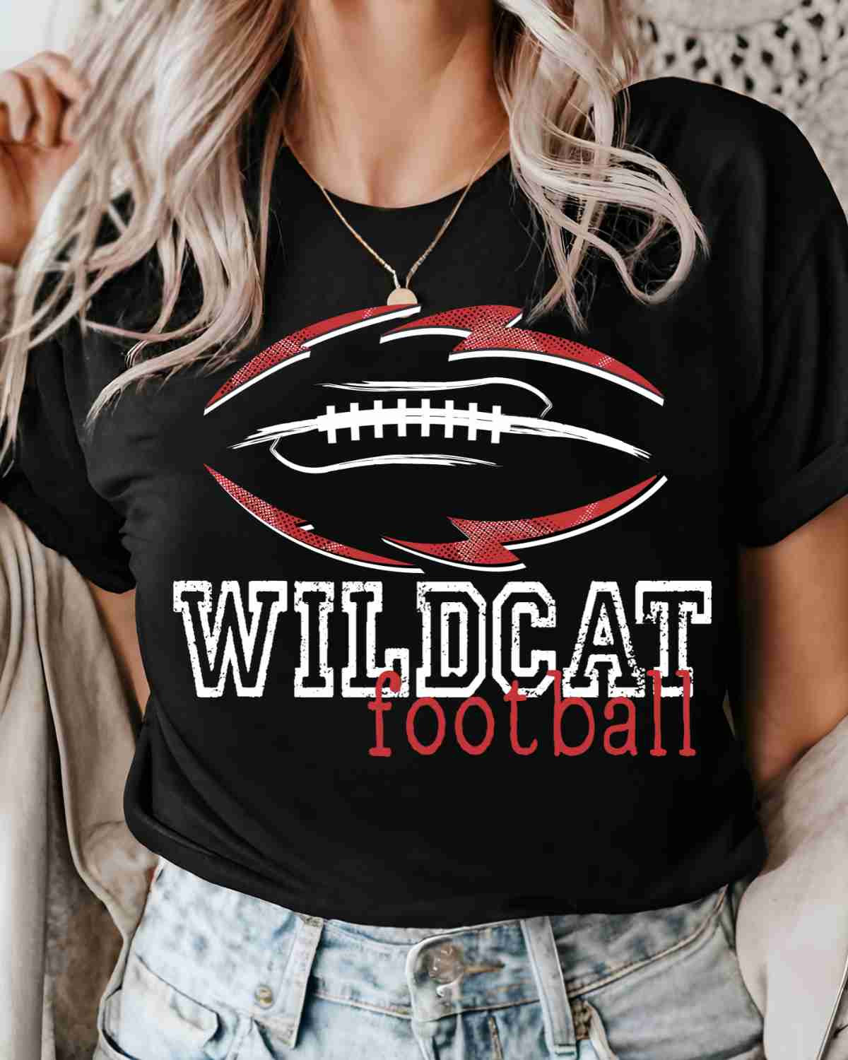 Wildcat Football Tribal DTF Transfer