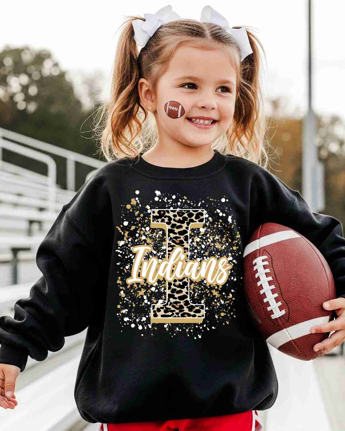 Indians Letter Splatter DTF Transfer