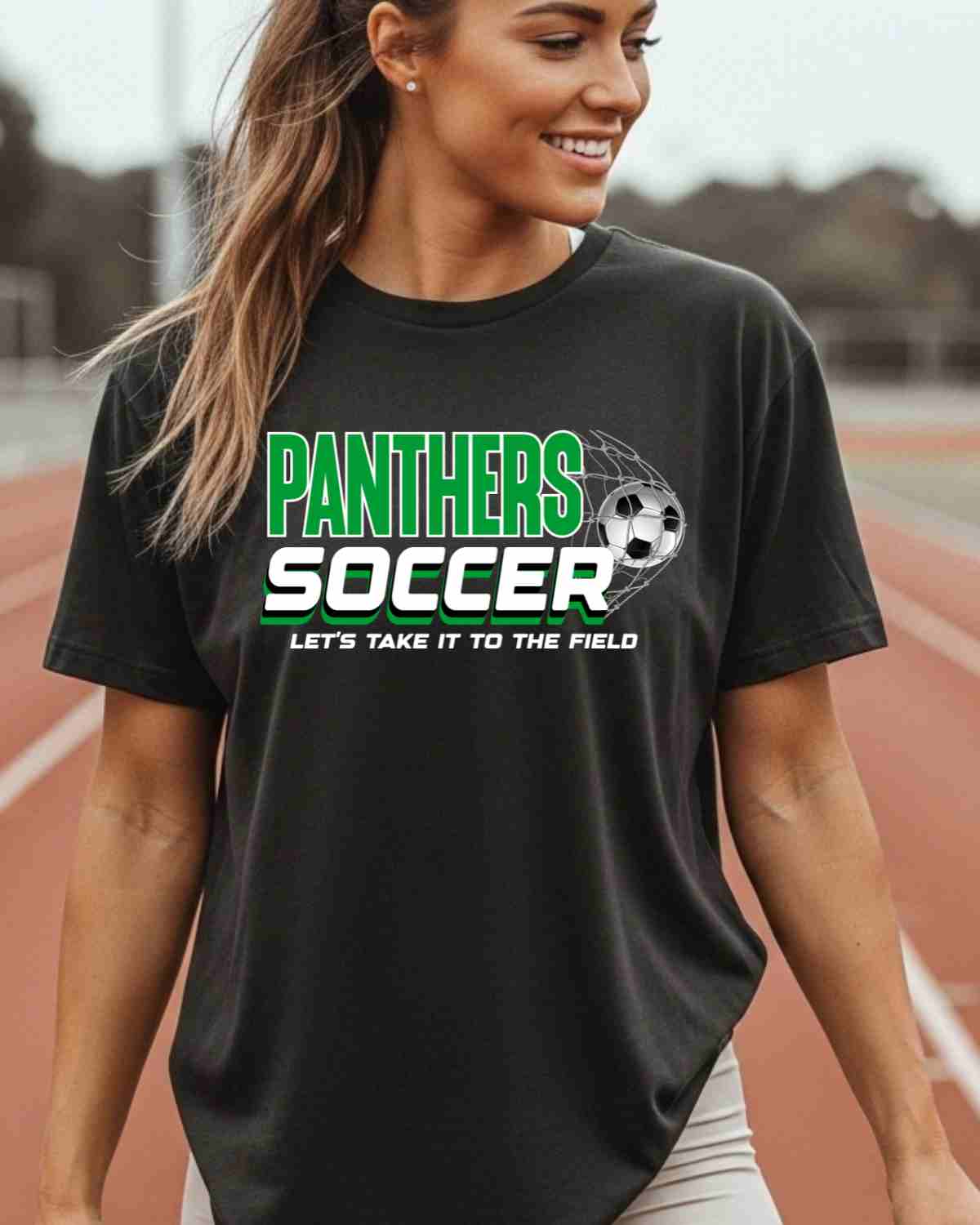 Panthers Soccer Take it to the Field DTF Transfer - Rustic Grace Heat Transfer Company