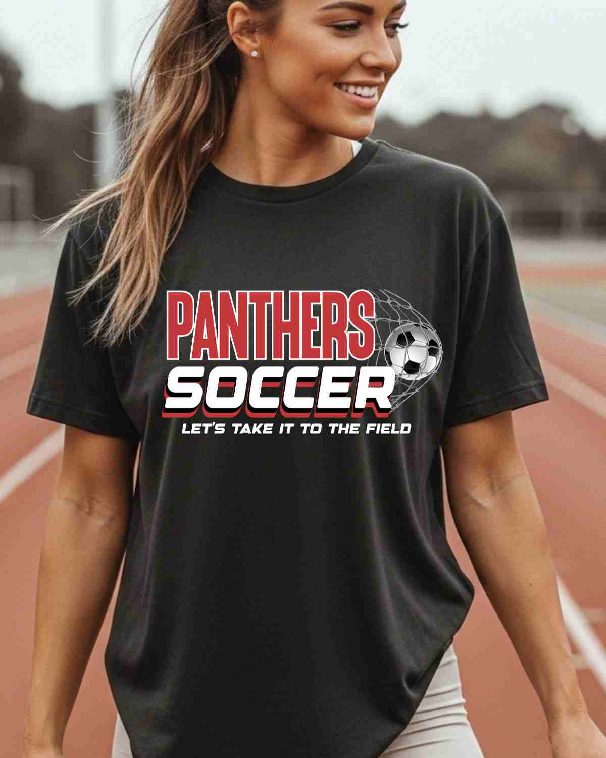 Panthers Soccer Take it to the Field DTF Transfer - Rustic Grace Heat Transfer Company
