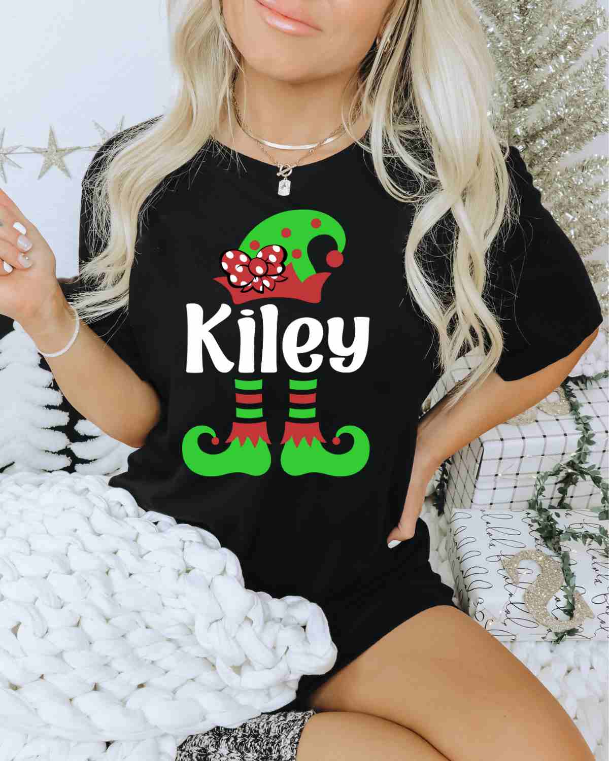 Custom Name Elf DTF Transfer