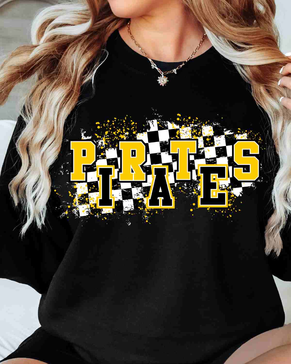 Pirates Checkered Swash DTF Transfer