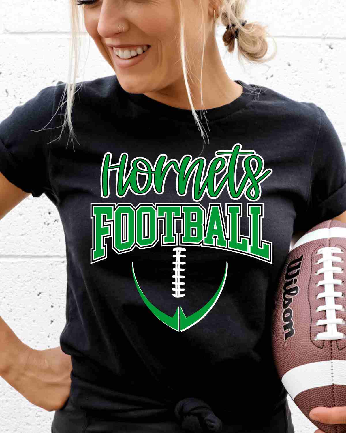 Hornets Half Football DTF Transfer