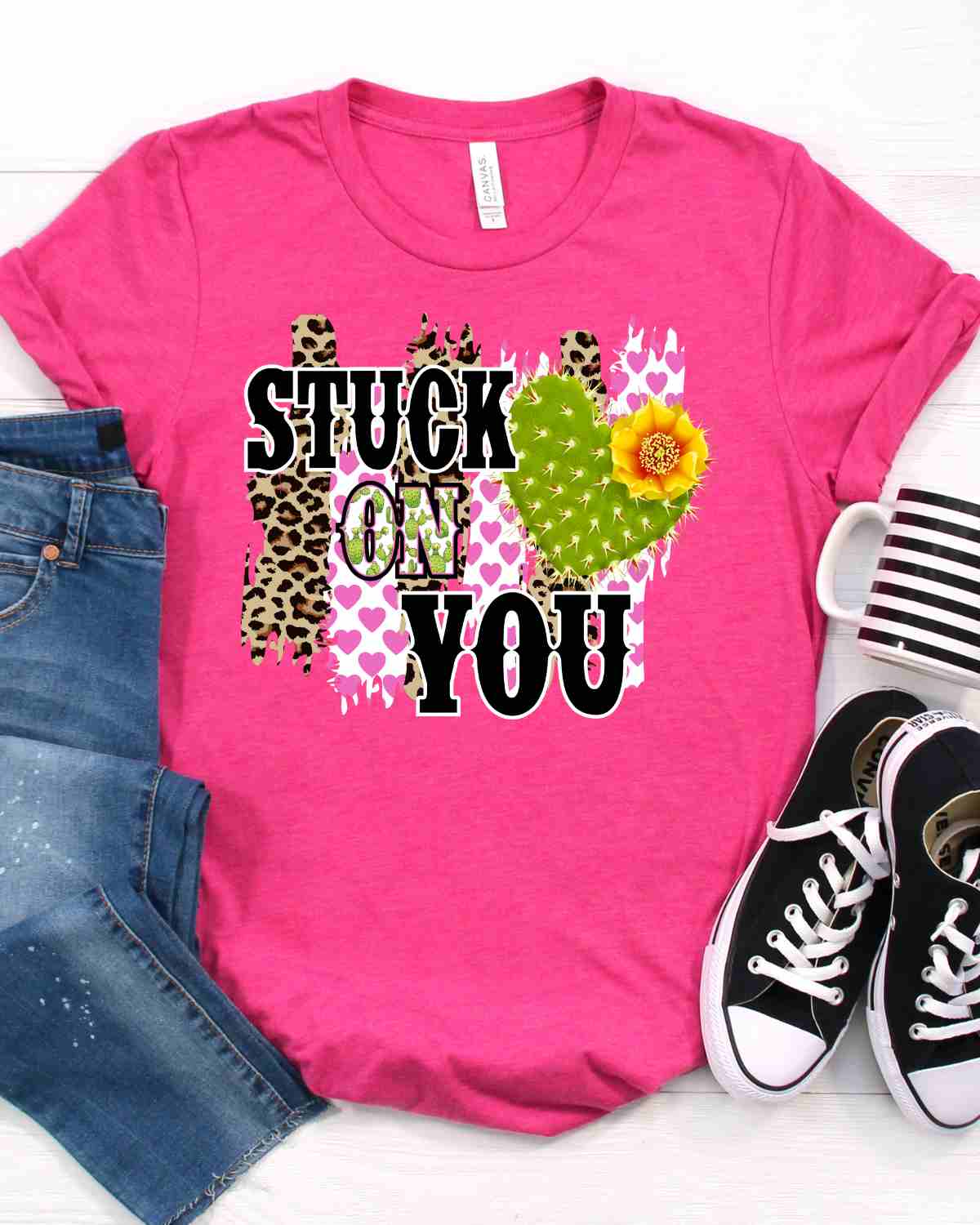 Stuck on You Swash DTF Transfer