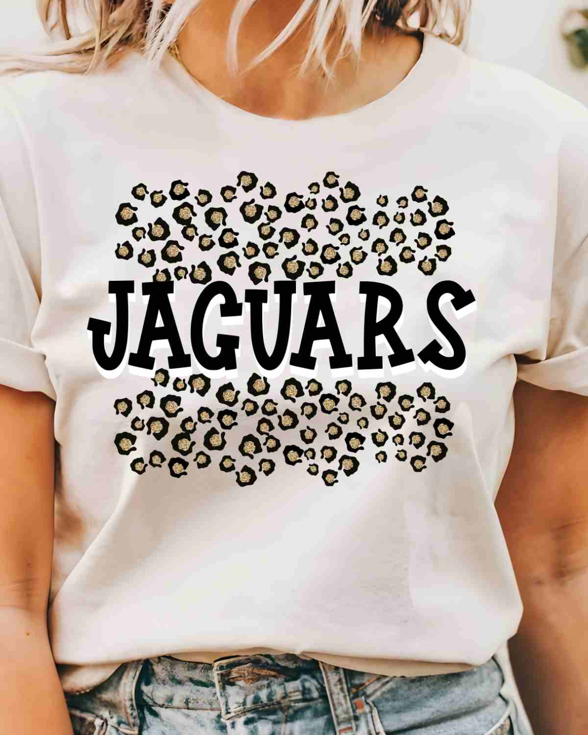 Jaguars Leopard Print DTF Transfer