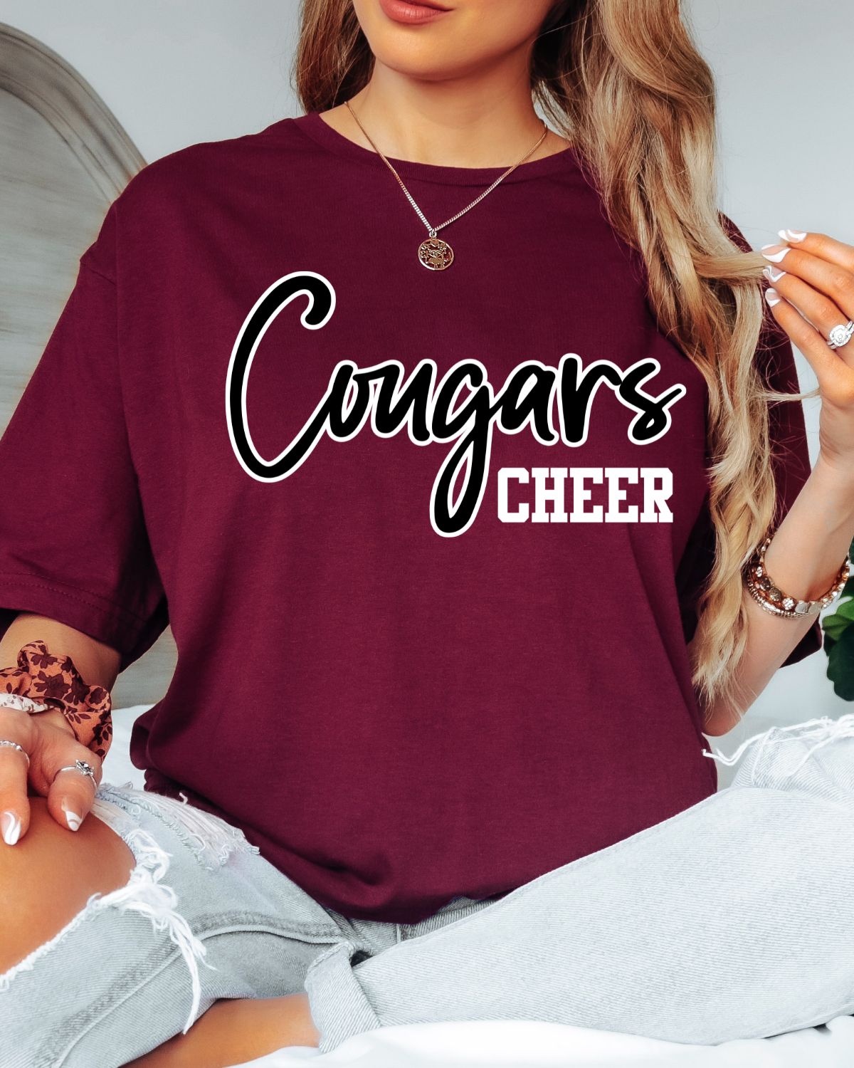 Custom Mascot Cheer DTF Transfer