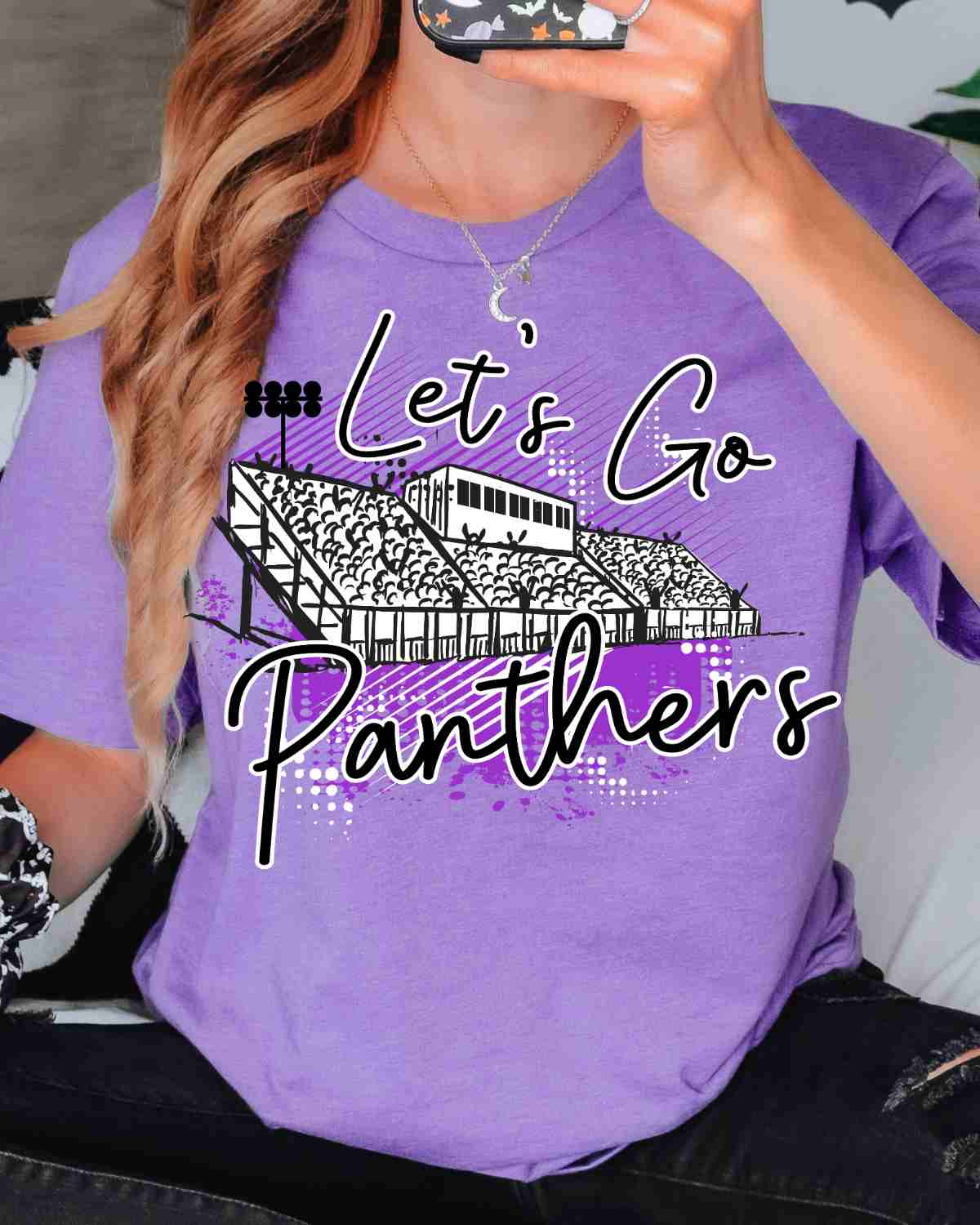 Let's Go Panthers Stadium DTF Transfer