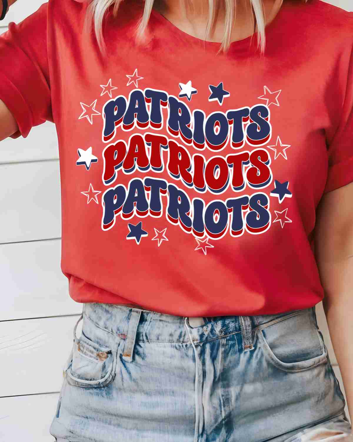 Patriots Swerve Stars DTF Transfer