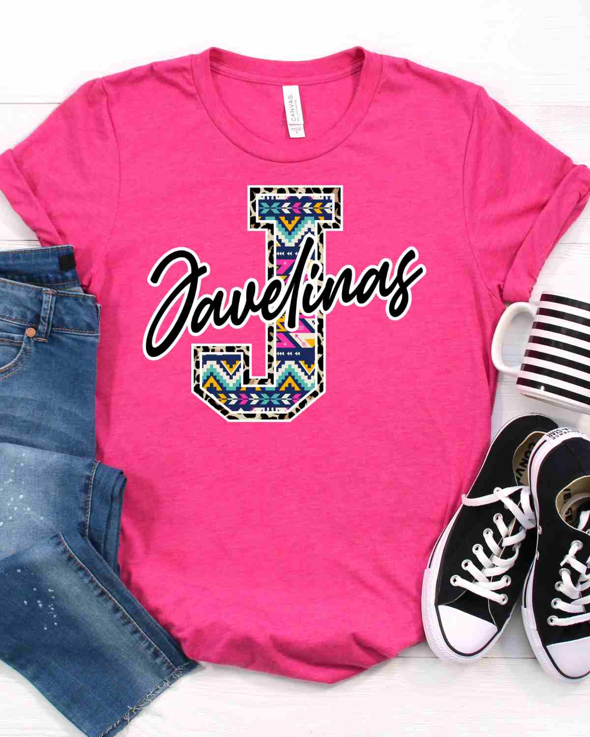 Javelinas Aztec Letter DTF Transfer