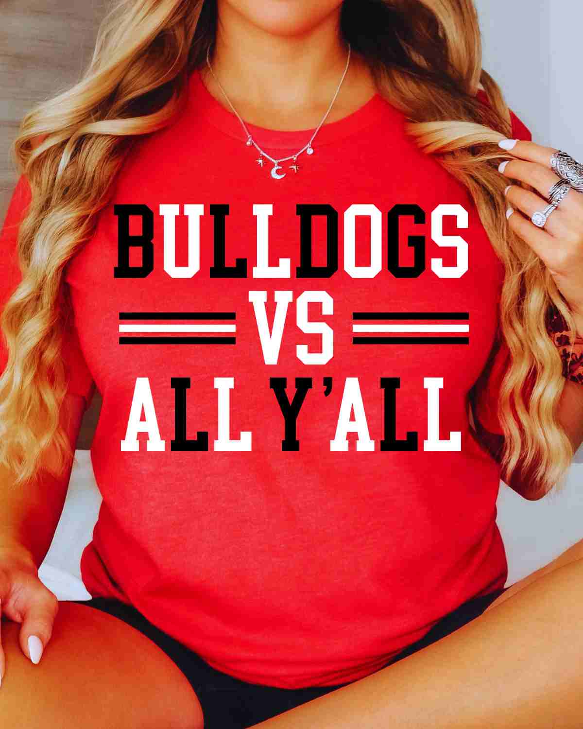 Bulldogs VS All Y'all DTF Transfer - Rustic Grace Heat Transfer Company
