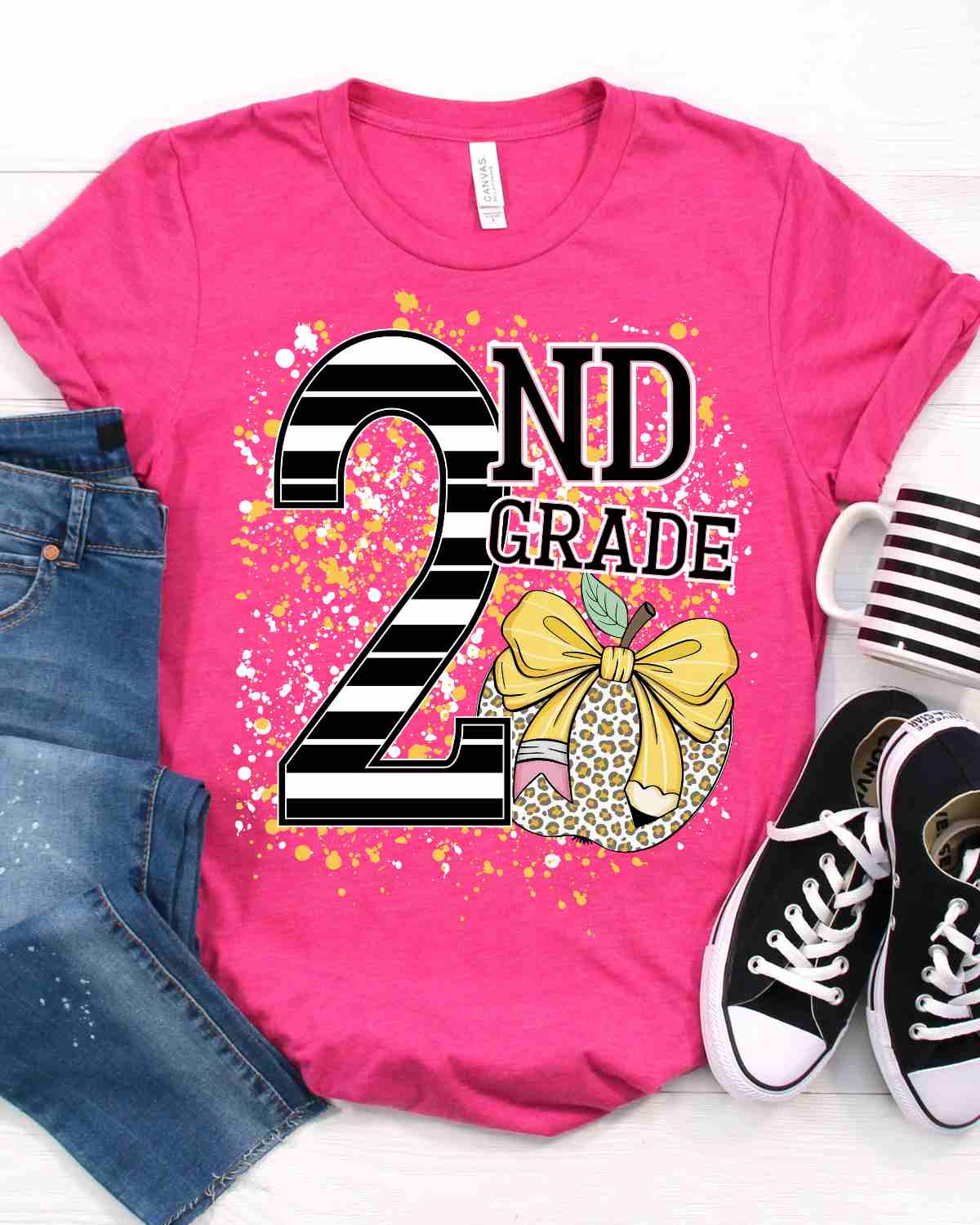 Custom Grade Apple Splatter Tshirt