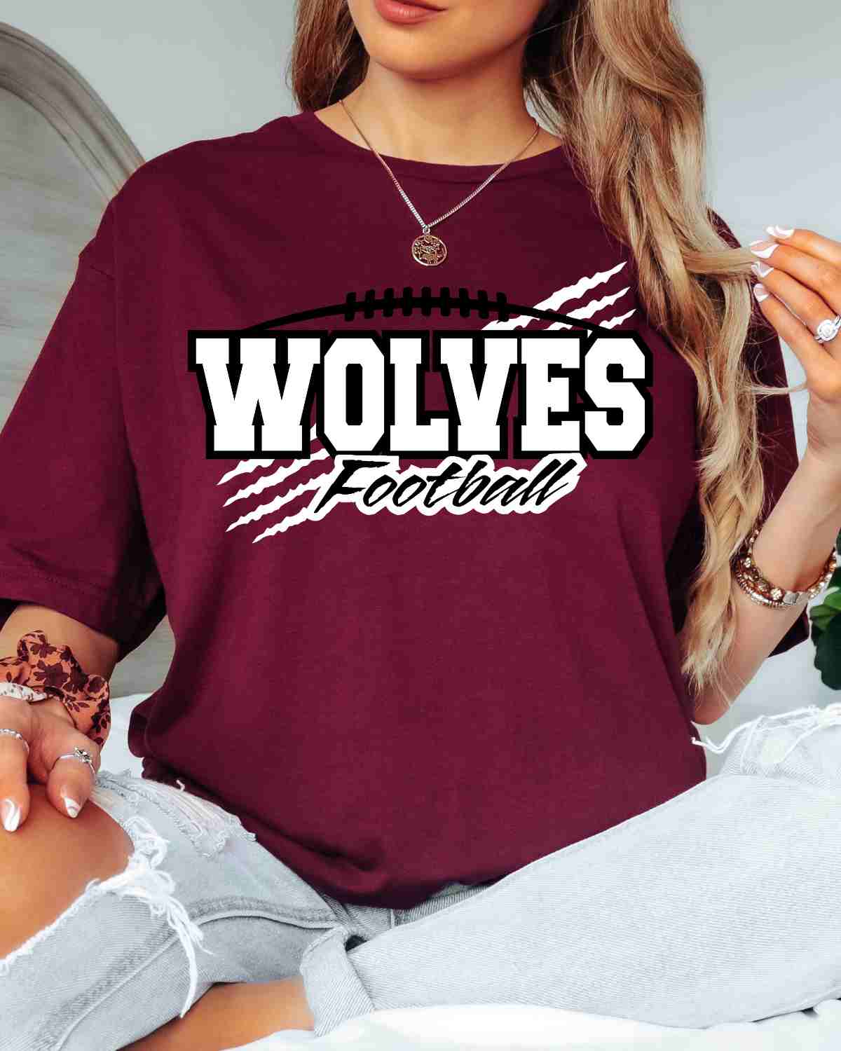 Wolves Football Claw Marks DTF Transfer