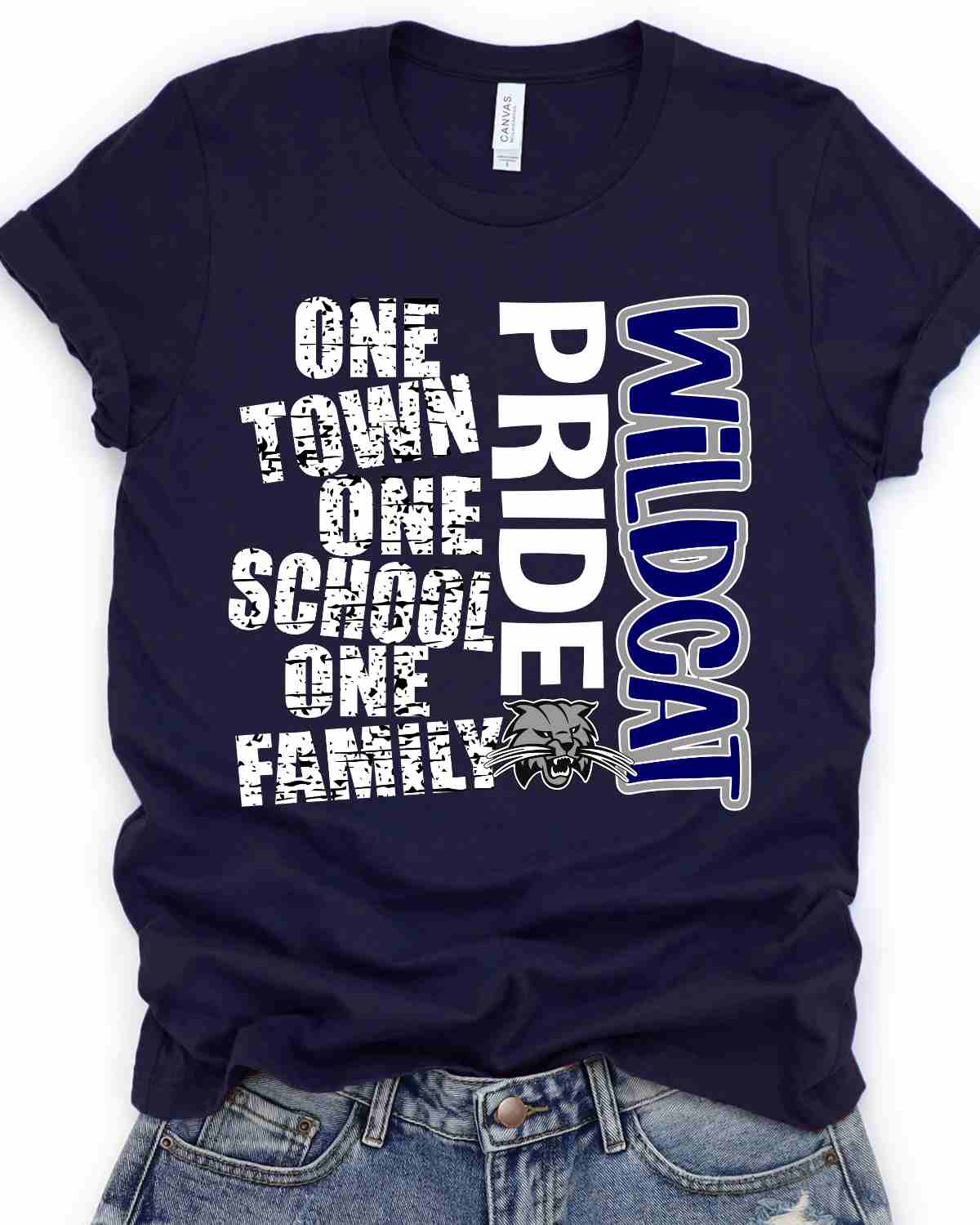 One Town One School Wildcat Pride DTF Transfer
