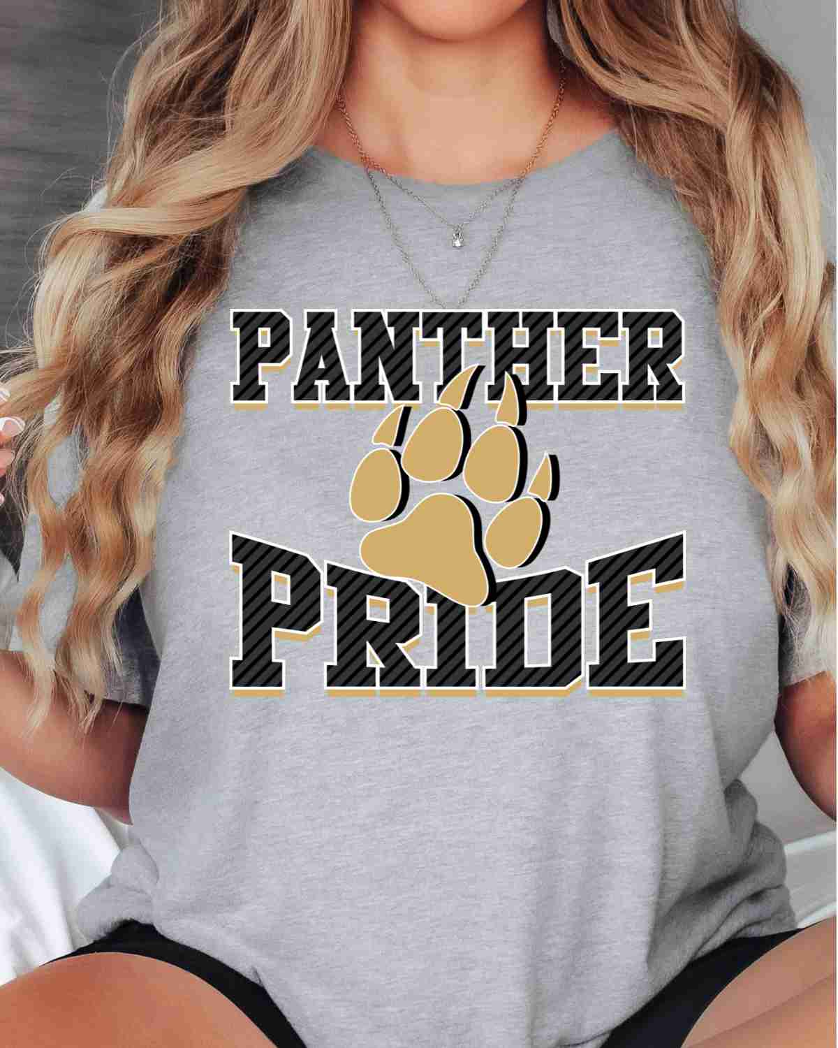 Panther Pride Paw Print DTF Transfer