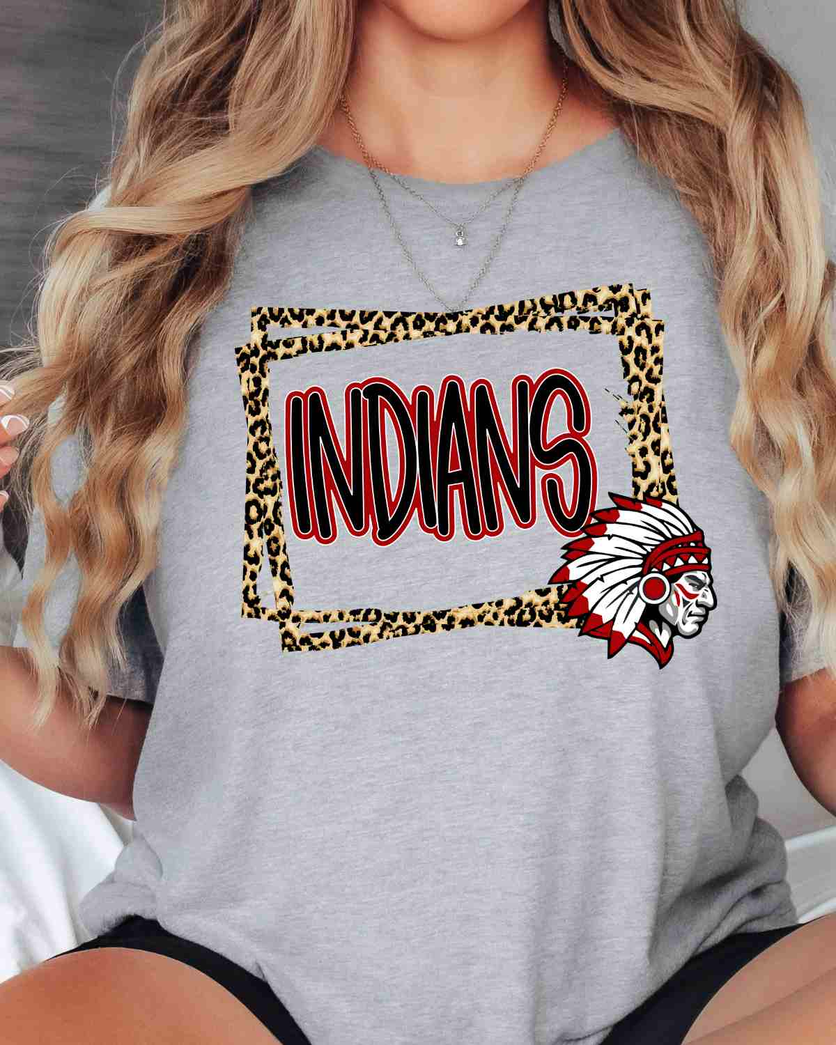 Indian Leopard Border DTF Transfer