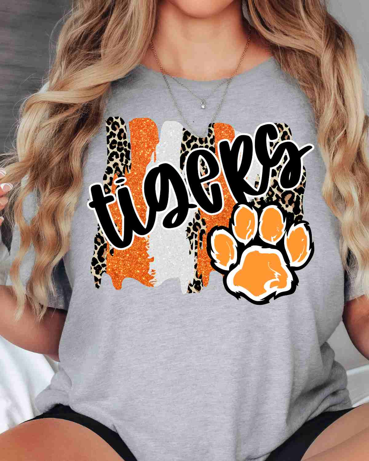 Tigers Swash with Paw DTF Transfer