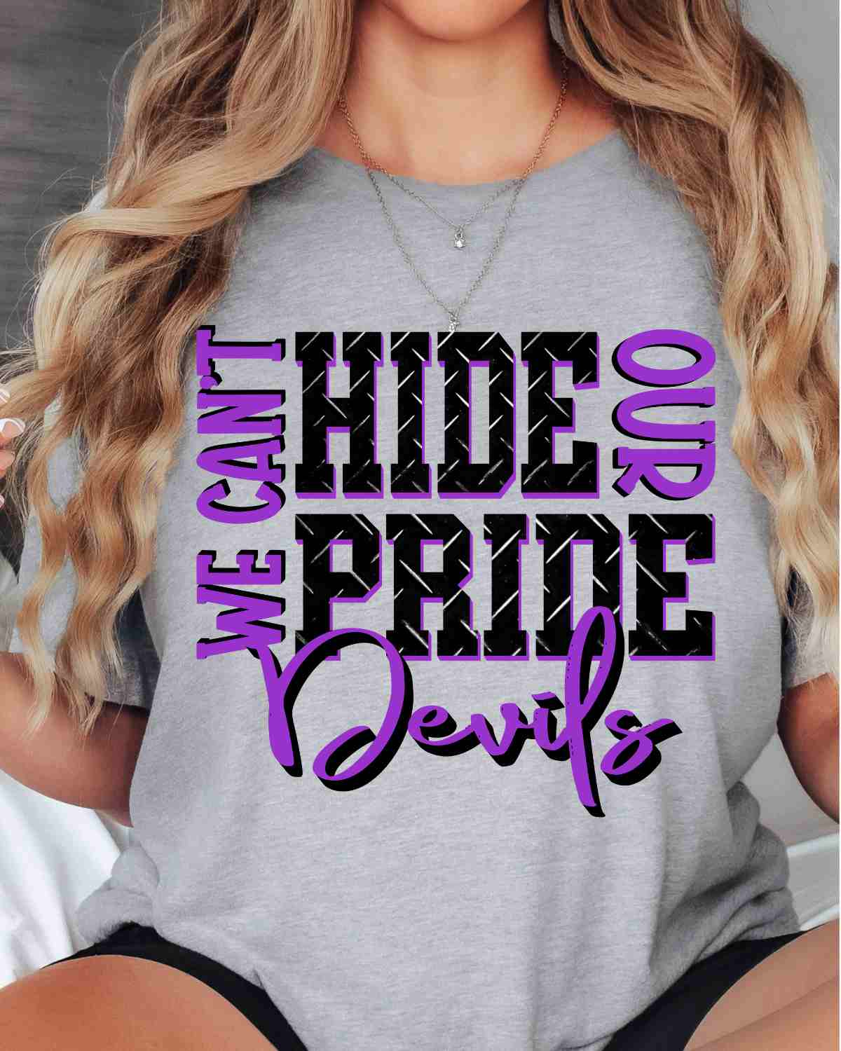 We Can't Hide Our Pride Devils DTF Transfer