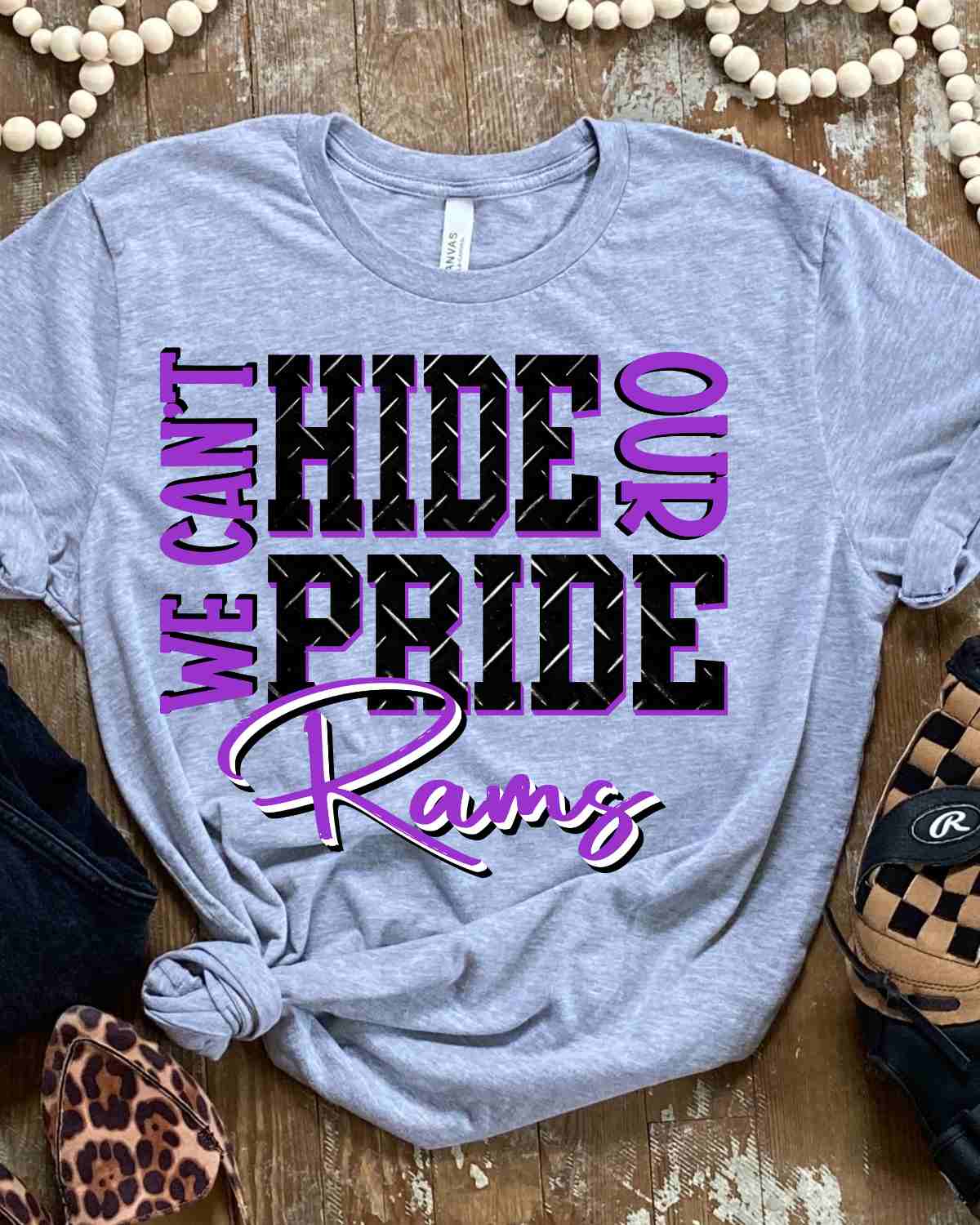 We Can't Hide Our Pride Rams DTF Transfer