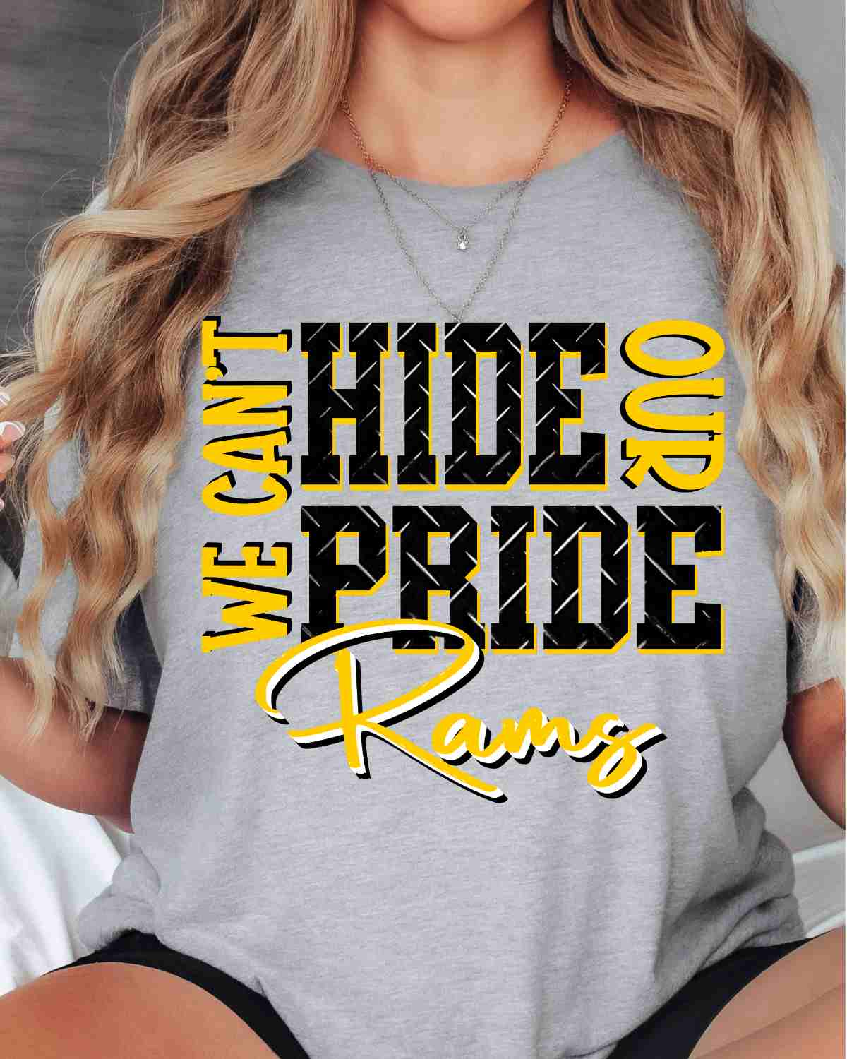 We Can't Hide Our Pride Rams DTF Transfer