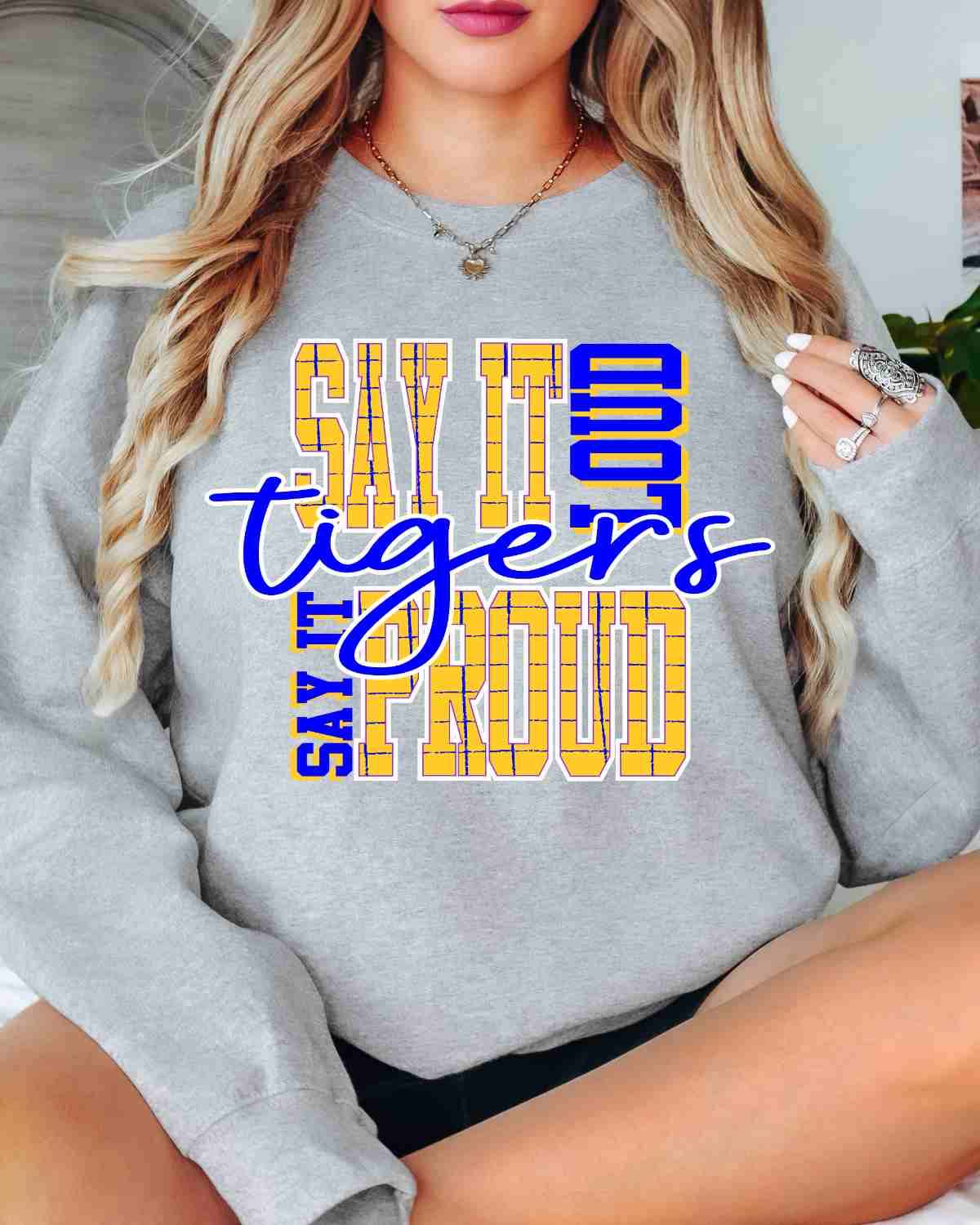 Say It Loud Proud Tigers DTF Transfer