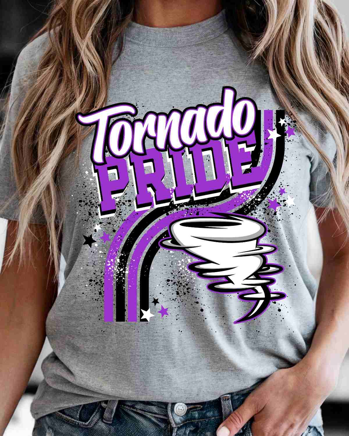 Tornado Pride Wavy Stripes DTF Transfer