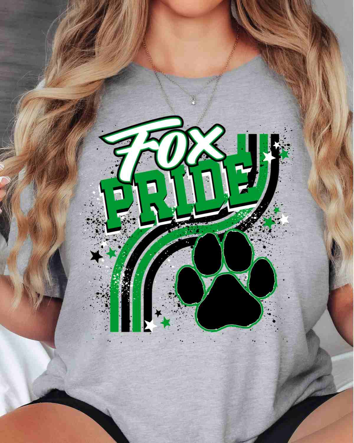 Fox Pride Wavy Stripes DTF Transfer