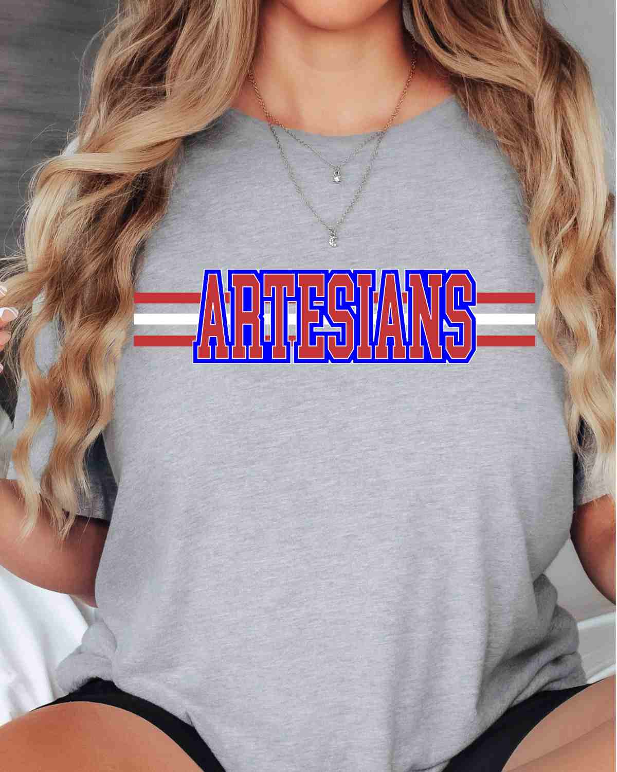Artesian's Word with Lines DTF Transfer