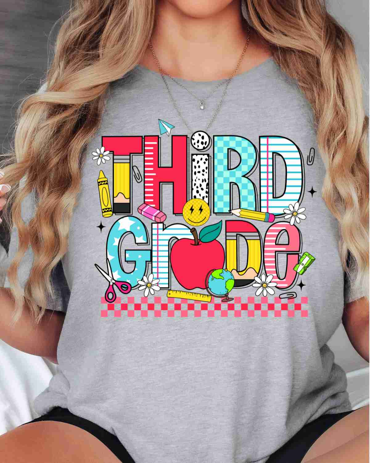 Grade Checkered Things DTF Transfer