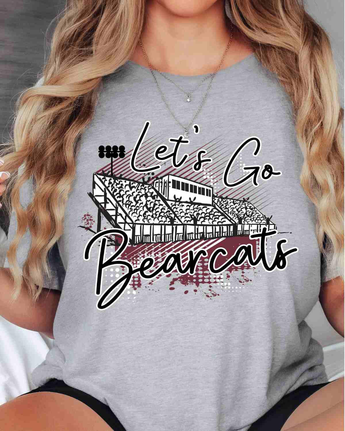Let's Go Bearcats Stadium DTF Transfer