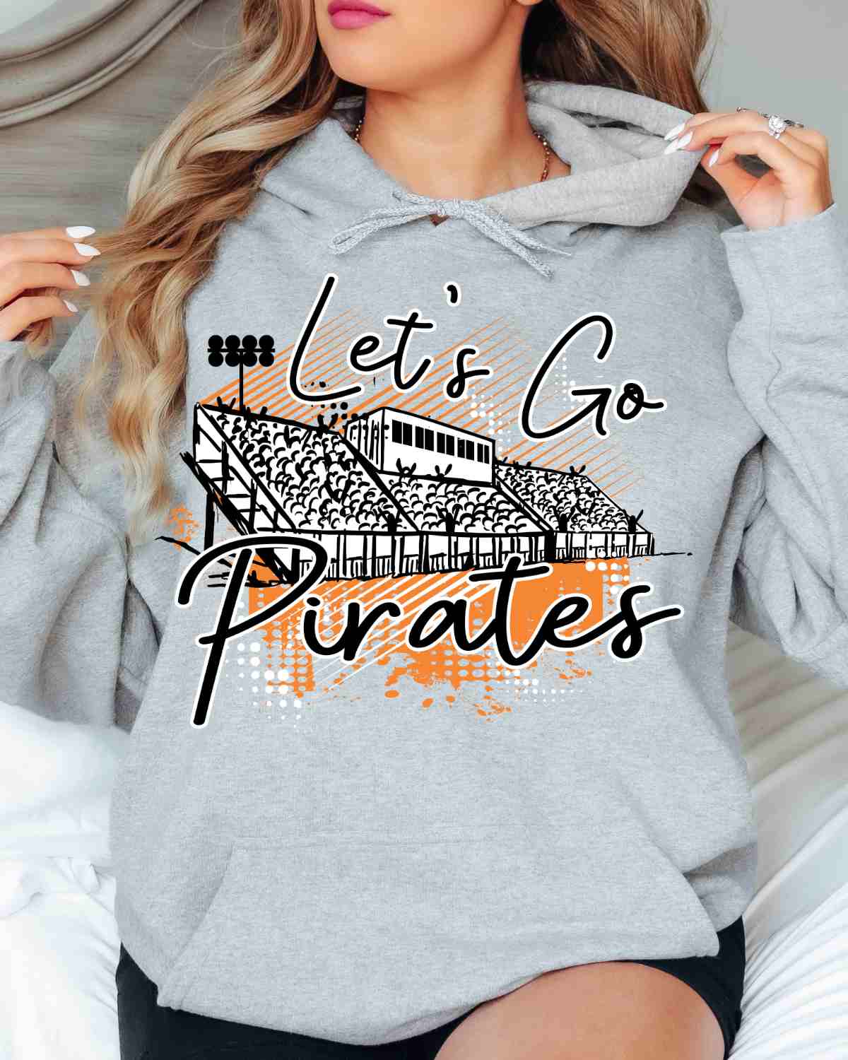 Let's Go Pirates Stadium DTF Transfer