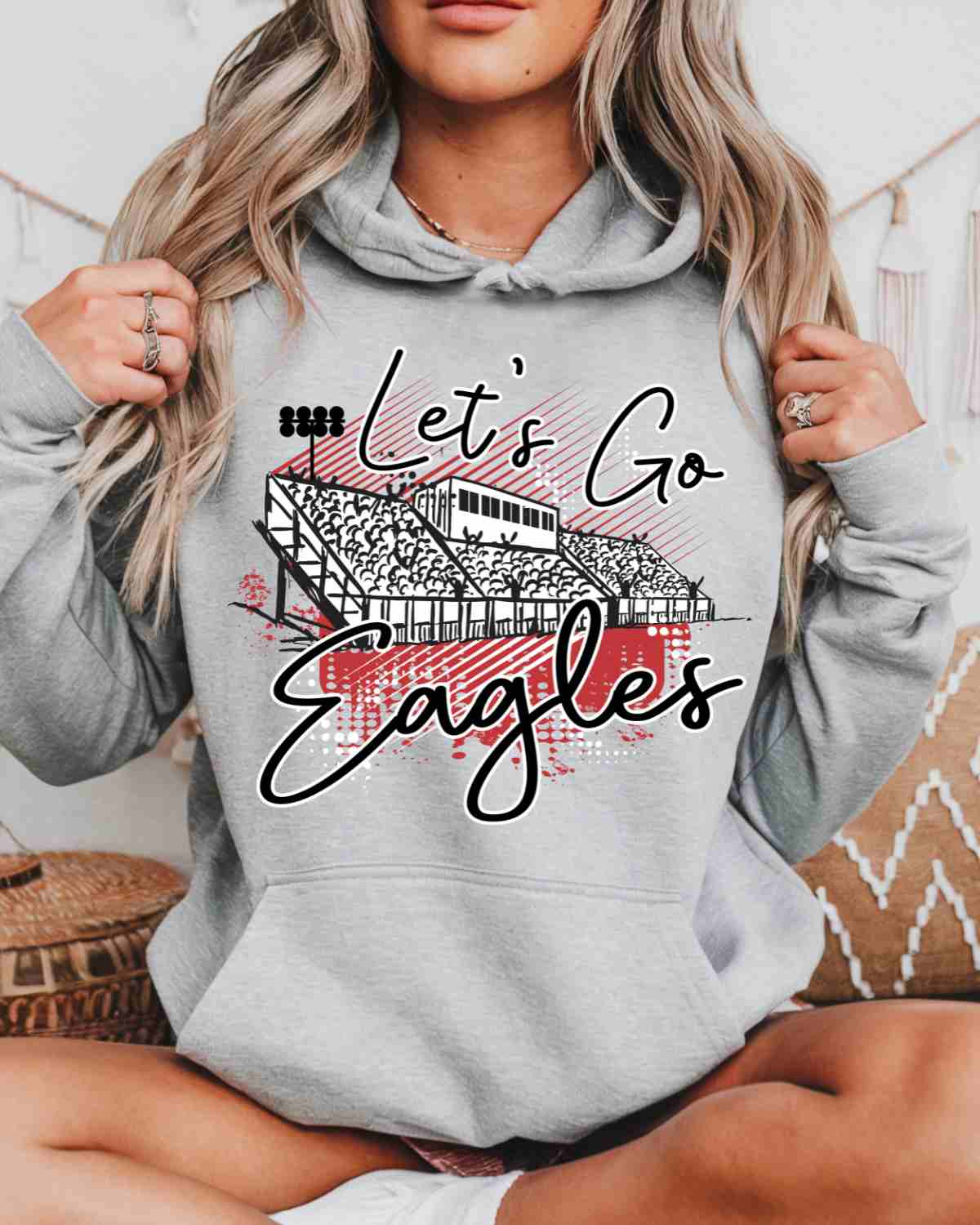 Let's Go Eagles Stadium DTF Transfer